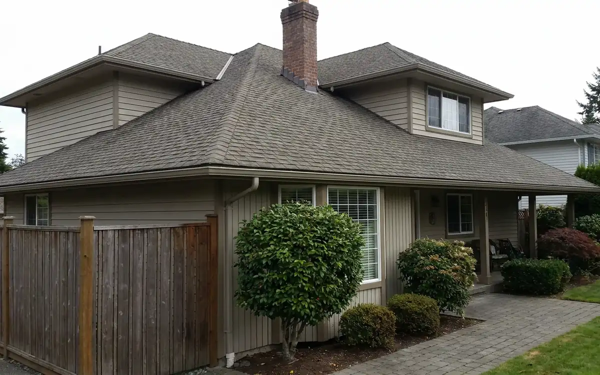 Residential roof height pitch and access details